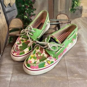 Sperry Top- Sider splatter paint